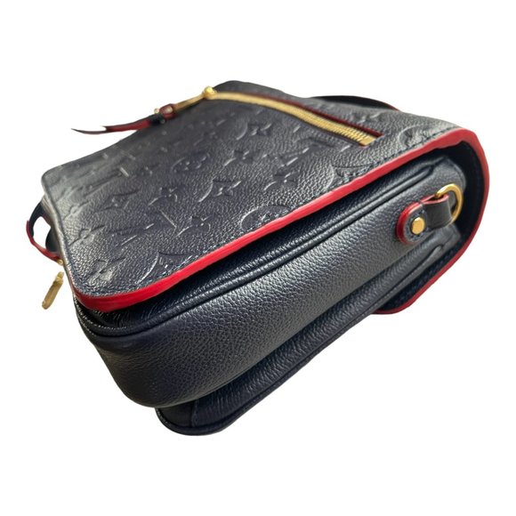 LOUIS VUITTON Metis Crossbody Pochette Monogram Empreinte Leather Marine Rouge - Picture 13 of 15